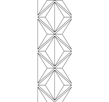 Geometrinen kuvio mustavalkoinen tapetti neliökuvioinen - Tenstickers