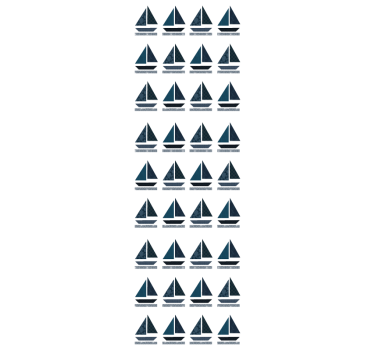 Purjevene kuvio muokattava tapetti - Tenstickers