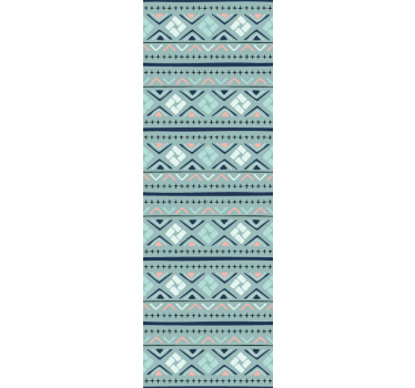 Etnisyys pehmeillä sävyillä geometrinen tapetti - Tenstickers