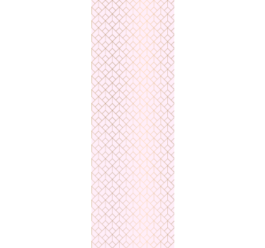 Pinkki kultaisilla viivoilla ruskea kuvio tapetti olohuone - Tenstickers