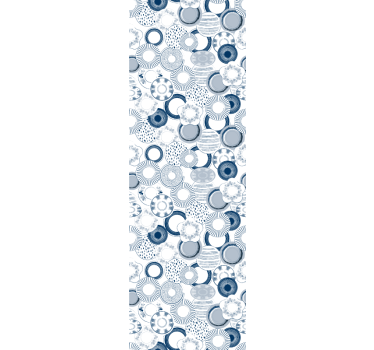 Delftsin sininen koristeellinen tapetti - Tenstickers