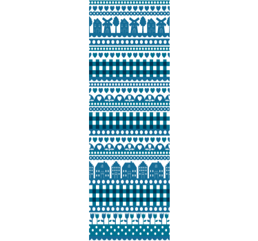 Delft sininen Muut kaupungit ja maat tapetti - Tenstickers