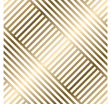 Geometriset kultaviivat eteinen tapetti - Tenstickers