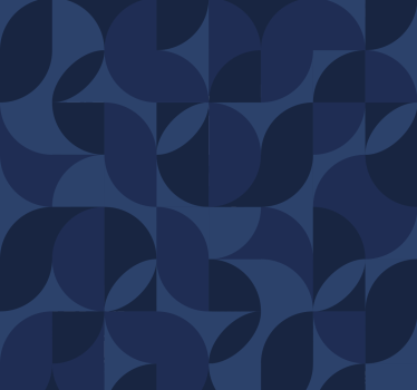 Retrogeometrinen Tummansininen tapetti - Tenstickers