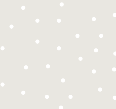 Beige väri valkoisilla pilkuilla tapetti vauvanhuoneeseen - Tenstickers