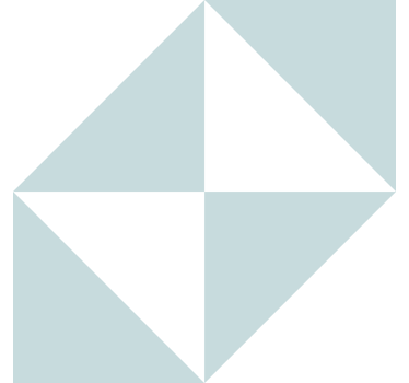 Turkoosit geometriset kolmiot tapetti - Tenstickers