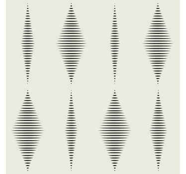 Rabaul Ikat geometrinen tapetti - Tenstickers