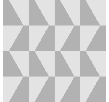 Harmaa trapetsi geometrinen tapetti - Tenstickers