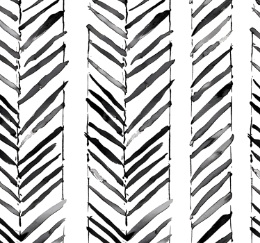 Mustavalkoinen geometrinen muotoilu tapetti toimistoon - Tenstickers