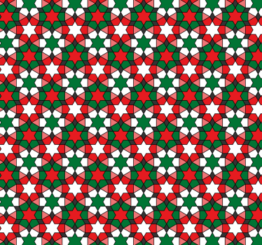 Geometrisia kuvioita geometrinen tapetti - Tenstickers