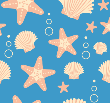 Merelliset aiheet luonto tapetti - Tenstickers