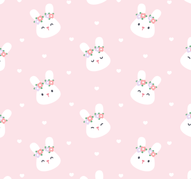 Pupu polka kuvio eläintapetti - Tenstickers