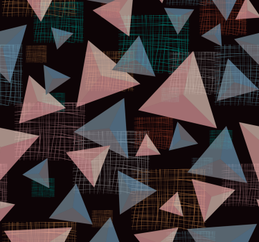 Kolmion monimutkaisuus geometrinen tapetti - Tenstickers