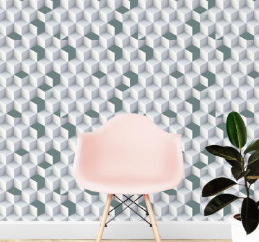 Labyrintti kuutio 3D tapetti - Tenstickers
