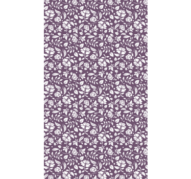 Koristeelliset vintage kukat tapetti - Tenstickers