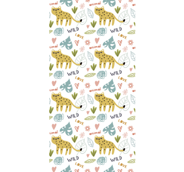 Viidakko lapsille tapetti - Tenstickers