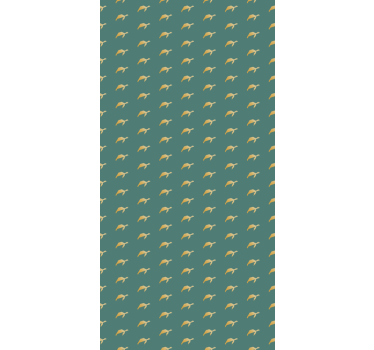 Geometrinen kilpikonna makuuhuoneen tapetti - Tenstickers