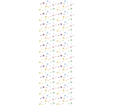Värikäs kalanruoto tapetti - Tenstickers