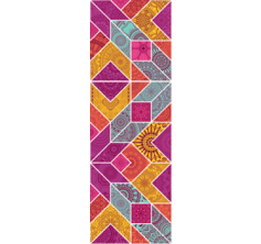 Paisley mosaiikki tapetti geometrinen - Tenstickers