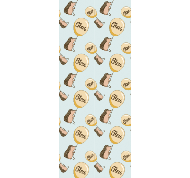 Siili ja ilmapallo tapetti nimellä - Tenstickers