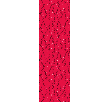Koristeelliset lomapuut joulutapetti - Tenstickers