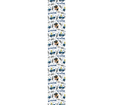 Seikkailuteeman aihe lastenhuoneen tapetti - Tenstickers