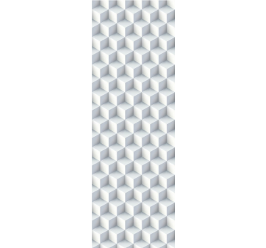 Kuutio illuusio geometrinen tapetti - Tenstickers