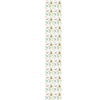 Vesiväri dinosaurukset Tapetti lastenhuoneeseen - Tenstickers
