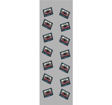 Kasetin kuvio moderni tapetti - Tenstickers