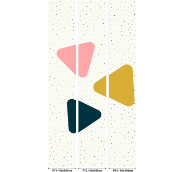 Tapetti sateen kolmioita - Tenstickers