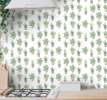 Oma puutarha keittiön tapetti - Tenstickers