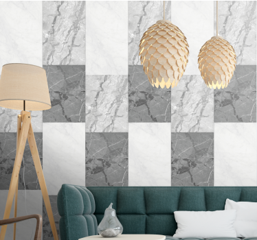 Sementti paneelit betonin näköinen tapetti - Tenstickers