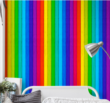 Sateenkaaren värit 3D tapetti - Tenstickers