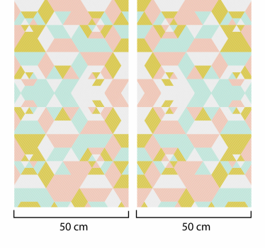 Tilkkutäkki abstrakti tapetti - Tenstickers