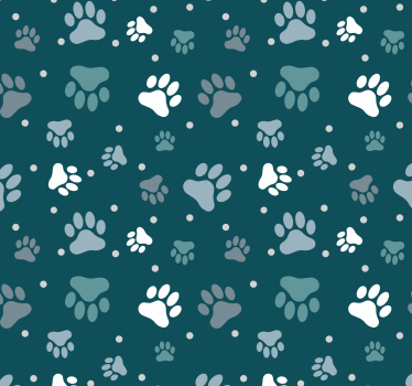Tassun kuvio koira tapetti - Tenstickers