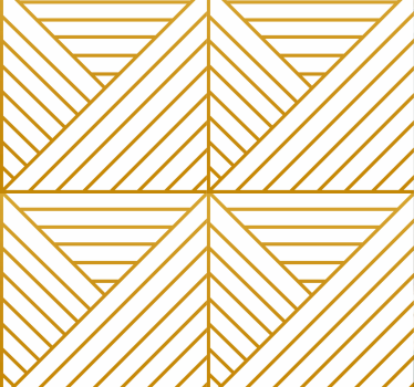Kultaiset geometriset viivat olohuone tapetti - Tenstickers