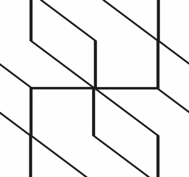 Abstrakteja viivamuotoja geometrinen tapetti - Tenstickers
