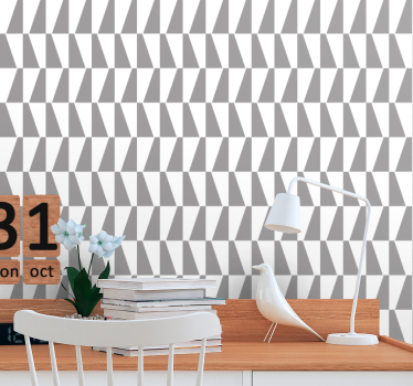 Diagonaaliset raidat geometrinen tapetti - Tenstickers