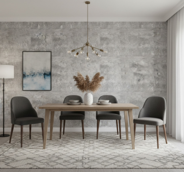 Elegant gray marmoritapetti - Tenstickers