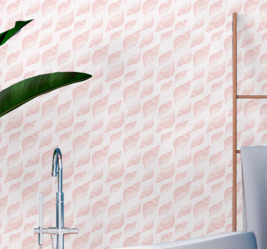 Geometrinen kalan vaaka neliökuvioinen tapetti - Tenstickers
