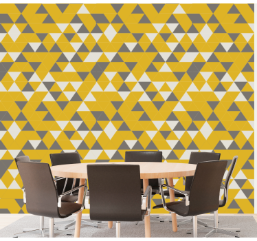 Geometrinen kolmio pantone kolmio tapetti - Tenstickers