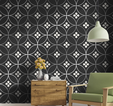 Geometrinen tessellaatio koristeellinen tapetti - Tenstickers