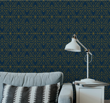 Geometrisia tähtikuvioita geometrinen tapetti - Tenstickers
