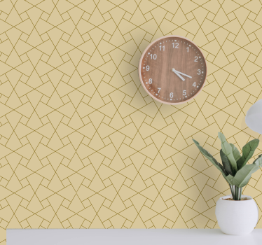 Graafinen harmaa ja beige moderneja tapetteja - Tenstickers