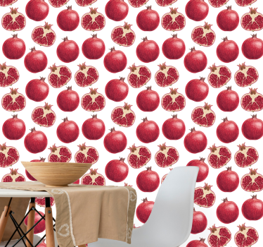 Granaattiomena bounty keittiötapetti - Tenstickers