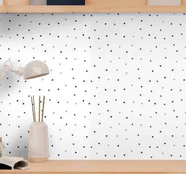 Hajallaan olevia kolmioita geometrinen tapetti - Tenstickers