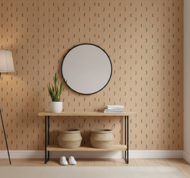 Jute beige jäljitelmäeläintapetti - Tenstickers