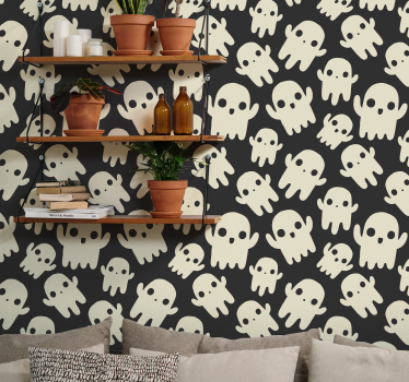 Kallo kuvio halloween tapetti - Tenstickers