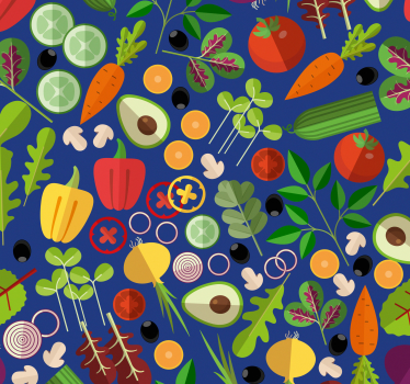 Kasvissekoitus luonto tapetti - Tenstickers