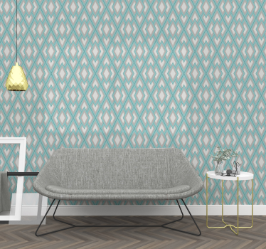 Kolmion tapetti geometrisilla kuvioilla - Tenstickers